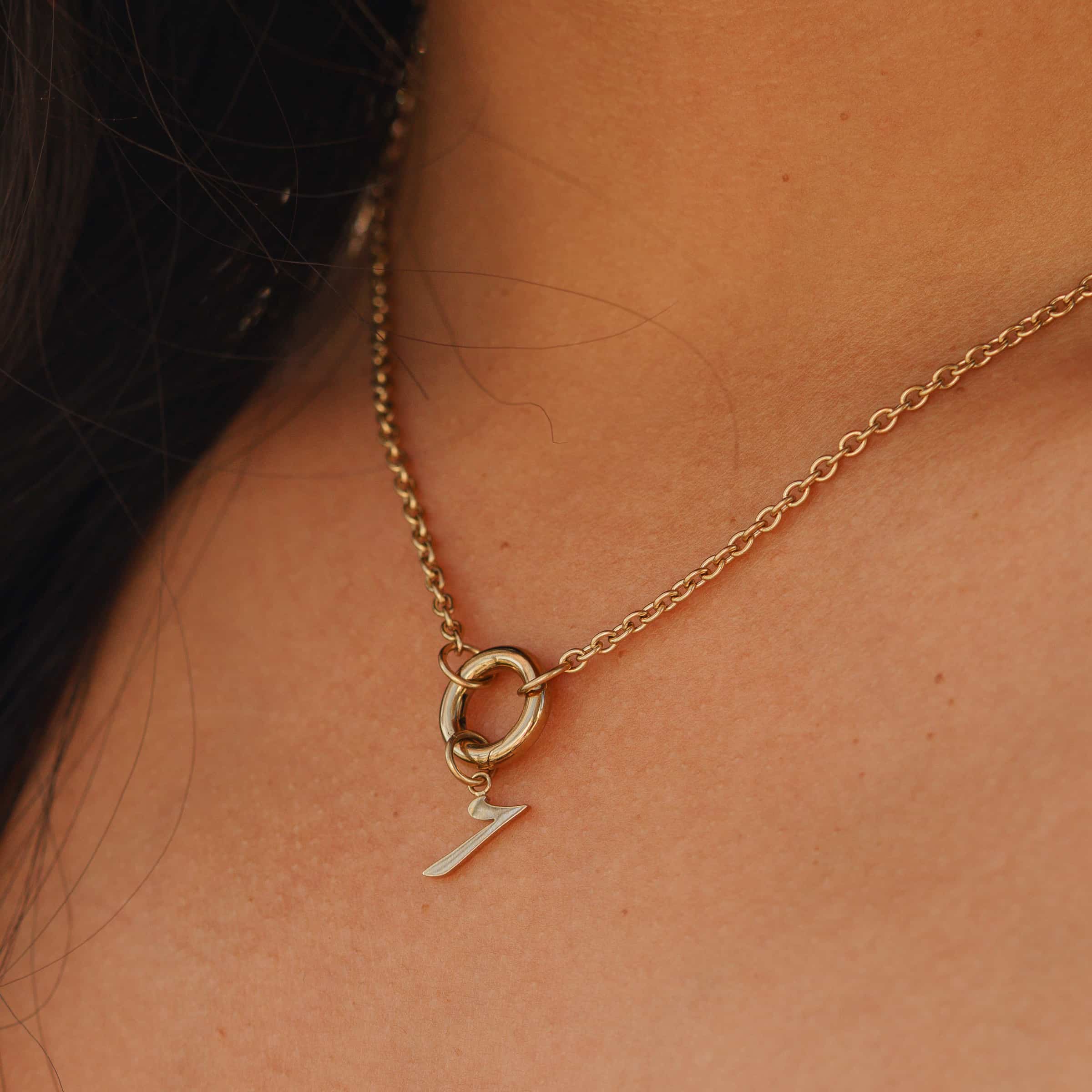 The Number Charm - Gold - Image 4